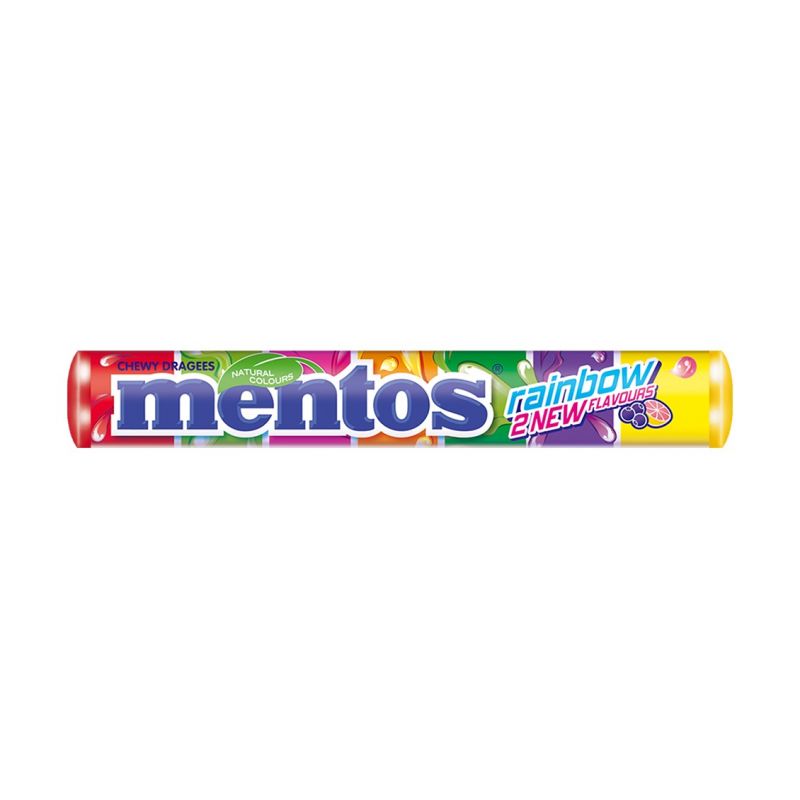 Bonbons aux fruits Mentos - 40 rouleaux
