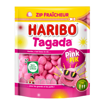 Acidofilo Tagada goût Pik, bonbon acidofilo haribo goût fraise tagada